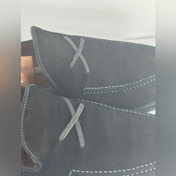 Paul Stuart black suede loafers main image 6